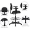 Flash Furniture Contemporary Drafting Chair, 20" L 42-3/4" H, Adjustable Padded, Fabric Seat BT-659-BLK-ARMS-GG - alternate 8